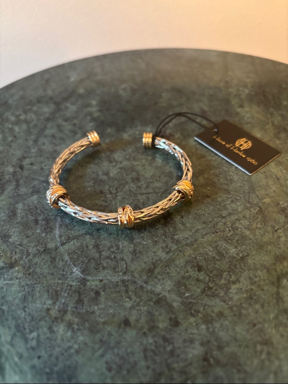 House of Harlow 1960 Silver and Gold Bracelet